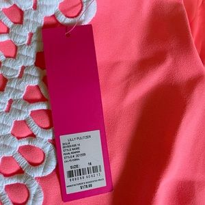 NWT Lilly Pulitzer pink pearl romper size 16